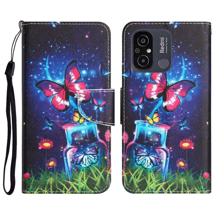 Custodia in pelle con disegno per Xiaomi Redmi 12C
