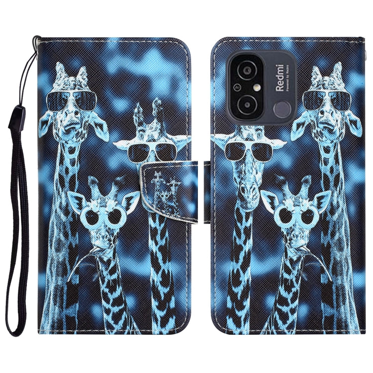 Custodia in pelle con disegno per Xiaomi Redmi 12C