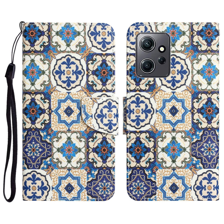 Custodia in pelle con disegno per Xiaomi Redmi Note 12 4G