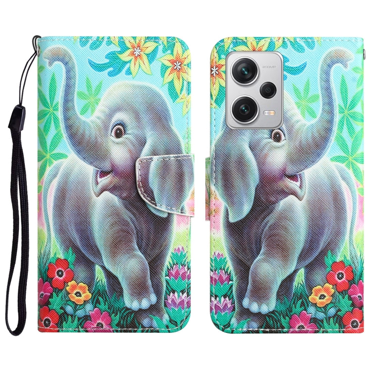 Custodia in pelle con disegno per Xiaomi Redmi Note 12 Pro