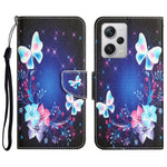 Custodia in pelle con disegno per Xiaomi Redmi Note 12 Pro
