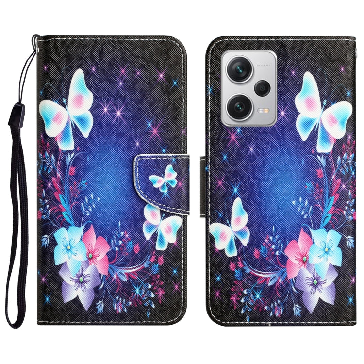 Custodia in pelle con disegno per Xiaomi Redmi Note 12 Pro