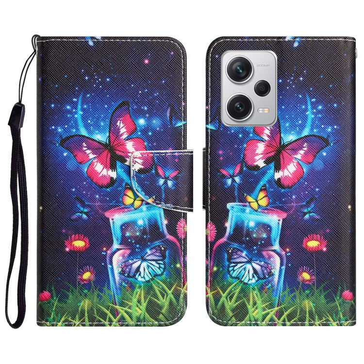 Custodia in pelle con disegno per Xiaomi Redmi Note 12 Pro