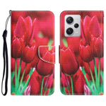 Custodia in pelle con disegno per Xiaomi Redmi Note 12 Pro