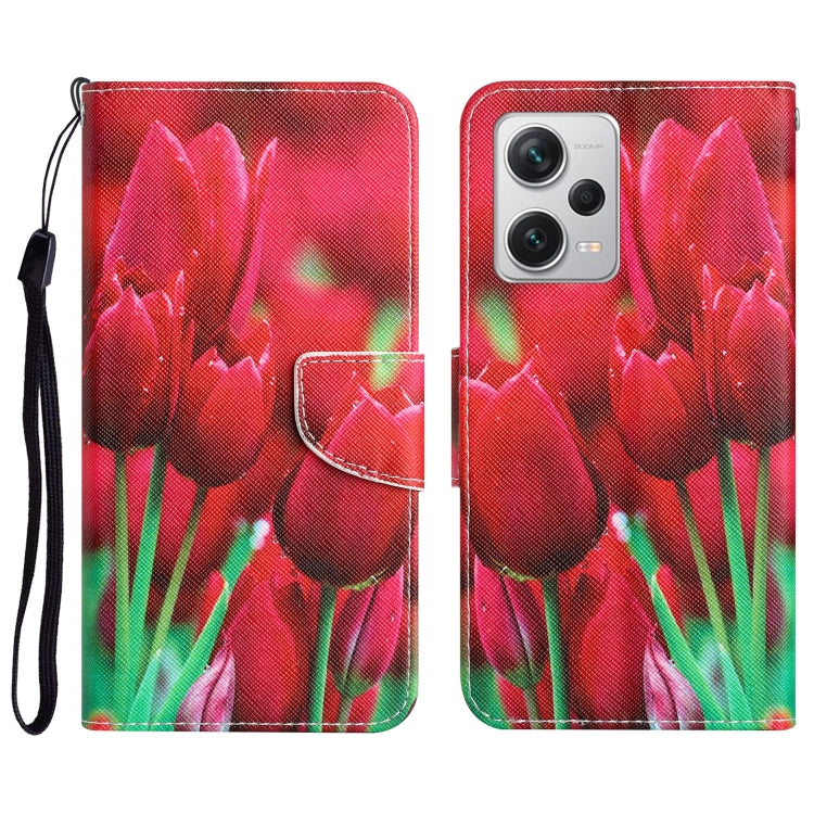 Custodia in pelle con disegno per Xiaomi Redmi Note 12 Pro