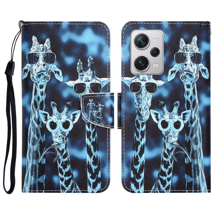 Custodia in pelle con disegno per Xiaomi Redmi Note 12 Pro