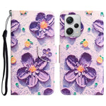 Custodia in pelle con disegno per Xiaomi Redmi Note 12 Pro