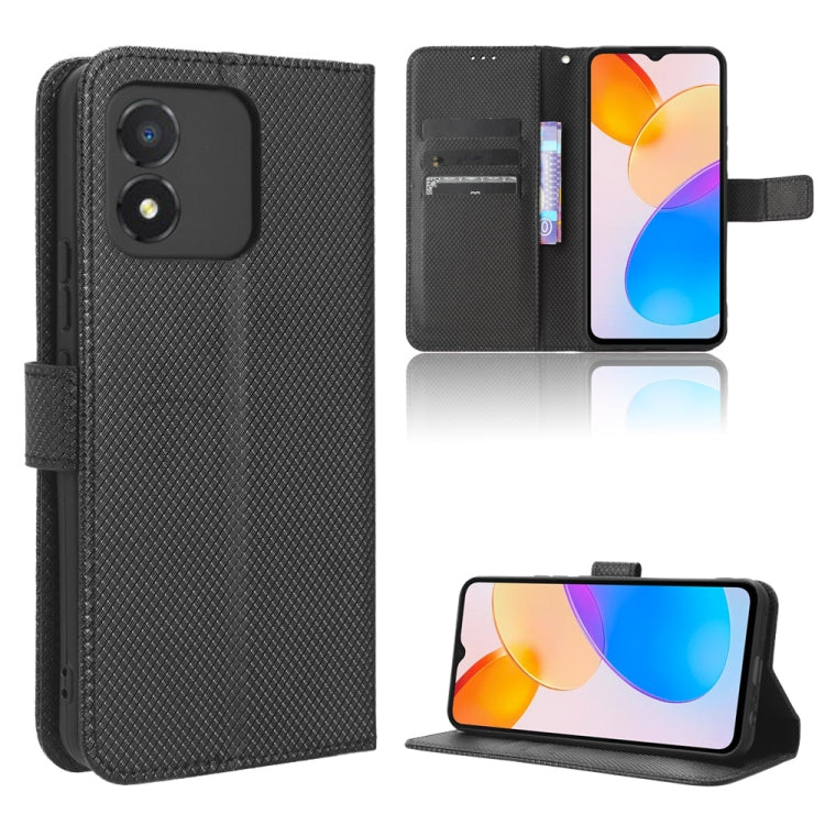 Custodia in pelle con trama a diamante per Kyocera Digno SX3