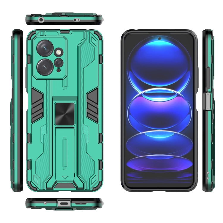 Supersonic PC + Custodia per telefono antiurto in TPU con supporto, For Xiaomi Redmi Note 12 4G