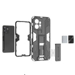 Supersonic PC + Custodia per telefono antiurto in TPU con supporto, For Xiaomi Redmi Note 12 4G