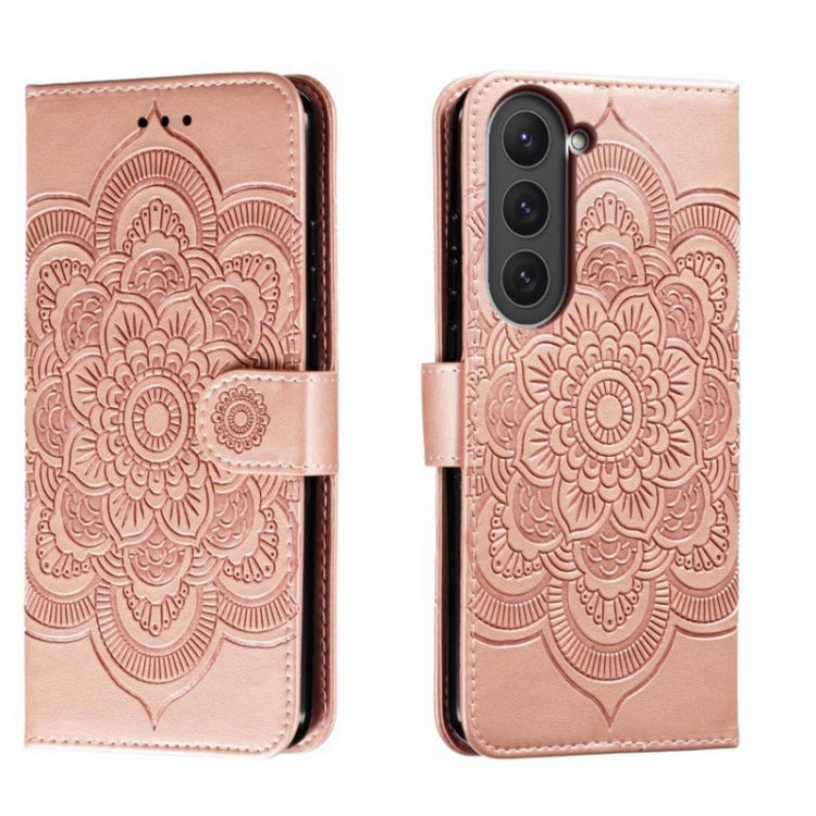 Custodia in pelle con motivo Mandala per Samsung Galaxy A34 5G