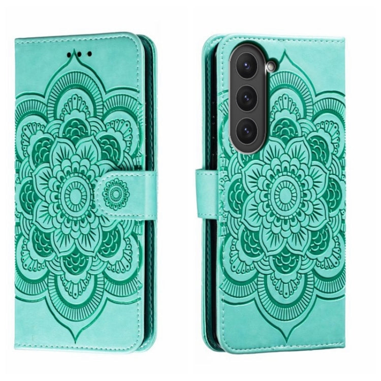 Custodia in pelle con motivo Mandala per Samsung Galaxy A34 5G