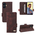 Custodia per telefono in pelle con chiusura magnetica, For Realme C55, For OnePlus Ace 2V