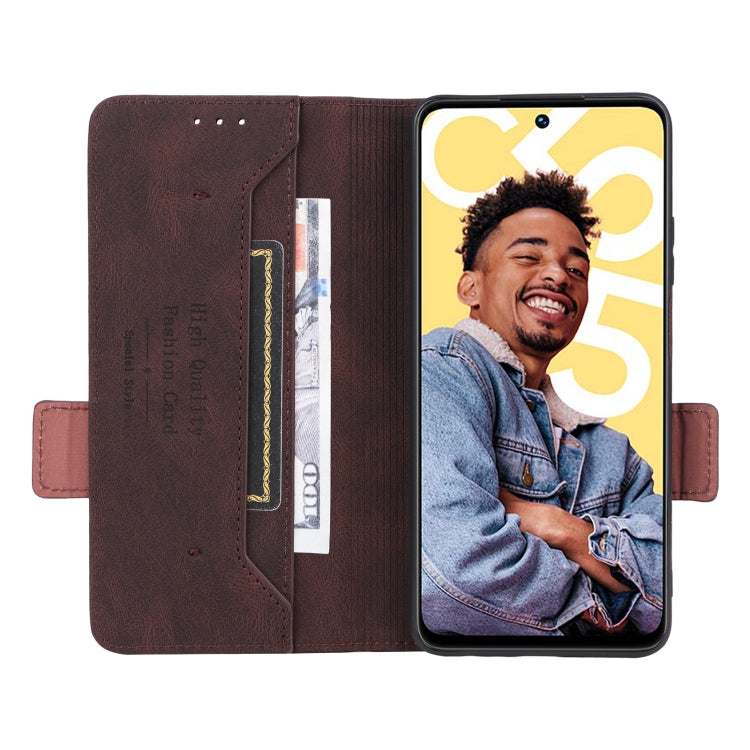 Custodia per telefono in pelle con chiusura magnetica, For Realme C55, For OnePlus Ace 2V