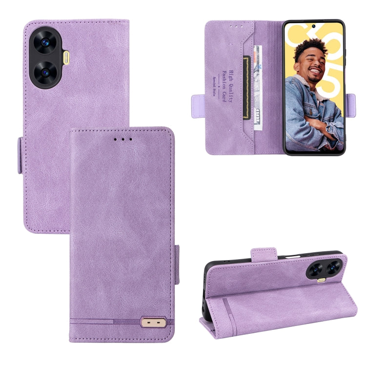 Custodia per telefono in pelle con chiusura magnetica, For Realme C55, For OnePlus Ace 2V