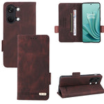 Custodia per telefono in pelle con chiusura magnetica, For Realme C55, For OnePlus Ace 2V