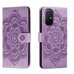 Custodia in pelle per telefono con motivo a goffratura Sun Mandala, For Xiaomi Redmi 10C, For Xiaomi Redmi 12C, For Xiaomi Redmi A1