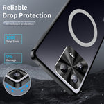 Custodia magnetica per telefono in metallo satinato MagSafe, For Xiaomi 13, For Xiaomi 13 Pro