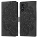 Custodia portafoglio in pelle flip con mandala per Galaxy A24 e R