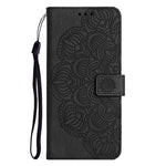 Custodia portafoglio in pelle flip con mandala per Galaxy A24 e R