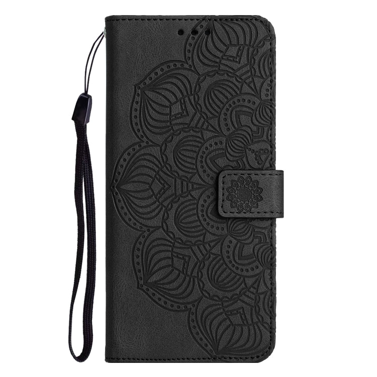 Custodia portafoglio in pelle flip con mandala per Galaxy A24 e R