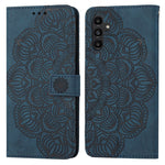 Custodia portafoglio in pelle flip con mandala per Galaxy A24 e R