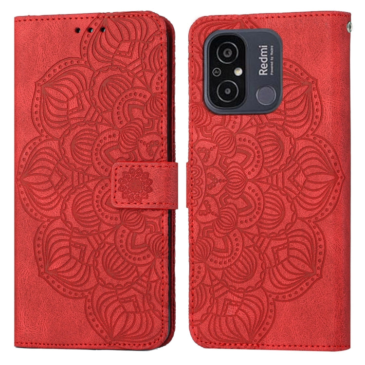 Custodia portafoglio in pelle flip con mandala per Galaxy A24 e R