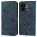 Custodia portafoglio in pelle flip con mandala per Galaxy A24 e R