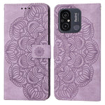 Custodia portafoglio in pelle flip con mandala per Galaxy A24 e R