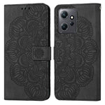 Custodia portafoglio in pelle flip con mandala per Galaxy A24 e R