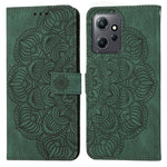 Custodia portafoglio in pelle flip con mandala per Galaxy A24 e R