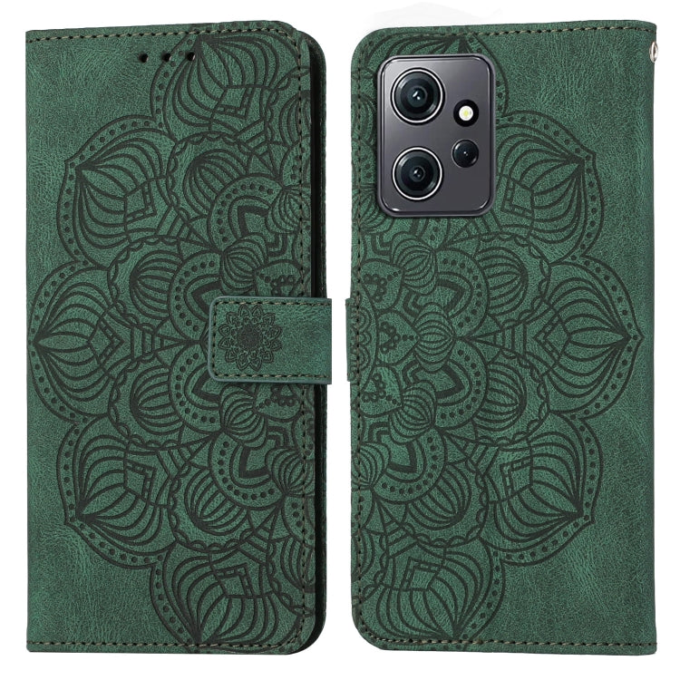 Custodia portafoglio in pelle flip con mandala per Galaxy A24 e R