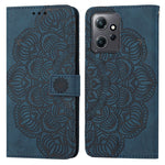 Custodia portafoglio in pelle flip con mandala per Galaxy A24 e R