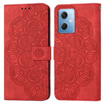 Custodia portafoglio in pelle flip con mandala per Galaxy A24 e R