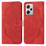 Custodia portafoglio in pelle flip con mandala per Galaxy A24 e R