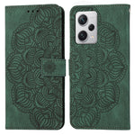 Custodia portafoglio in pelle flip con mandala per Galaxy A24 e R