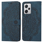 Custodia portafoglio in pelle flip con mandala per Galaxy A24 e R