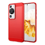 Custodia per telefono TPU in fibra di carbonio con trama spazzolata, For Realme GT3, For Realme GT Neo 5, For Huawei P60
