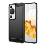 Custodia per telefono TPU in fibra di carbonio con trama spazzolata, For Realme GT3, For Realme GT Neo 5, For Huawei P60
