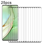 Pellicola in vetro temperato a schermo intero con bordo curvo 25 pezzi, For Motorola Edge 40 (25 PCS)