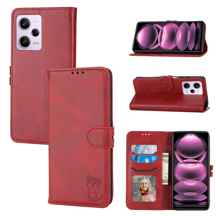 Custodia portafoglio in pelle per Xiaomi Redmi Note 12 5G