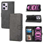 Custodia portafoglio in pelle per Xiaomi Redmi Note 12 5G