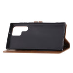 Custodia portafoglio in pelle per Samsung Galaxy S23 Ultra