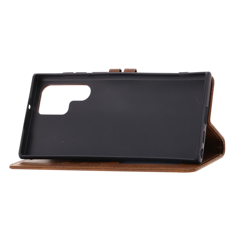 Custodia portafoglio in pelle per Samsung Galaxy S23 Ultra