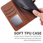 Custodia portafoglio in pelle per Samsung Galaxy S23 Ultra