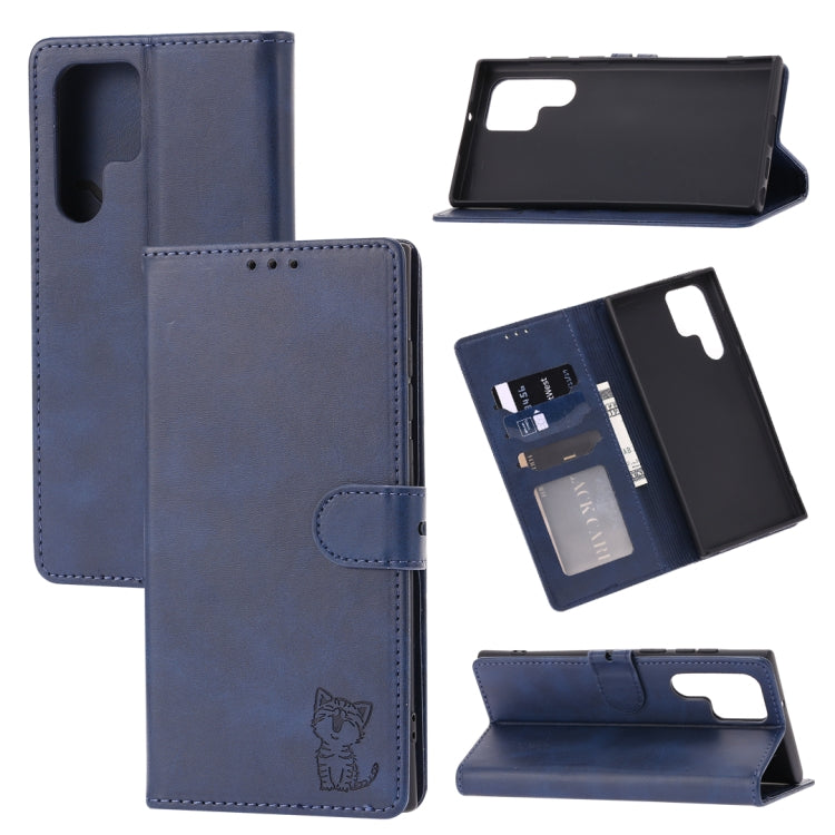 Custodia portafoglio in pelle per Samsung Galaxy S23 Ultra