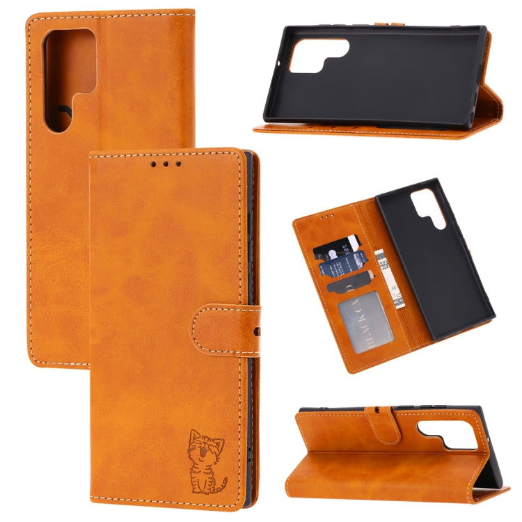 Custodia portafoglio in pelle per Samsung Galaxy S23 Ultra
