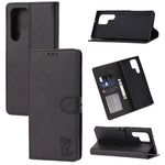 Custodia portafoglio in pelle per Samsung Galaxy S23 Ultra