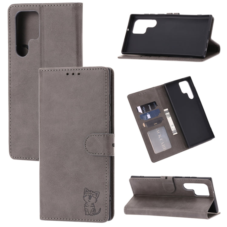 Custodia portafoglio in pelle per Samsung Galaxy S23 Ultra
