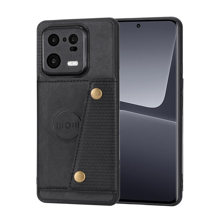 Custodia magnetica con doppia fibbia per Xiaomi 13